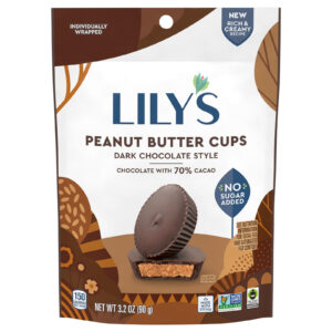 Lilys - Pbtr Cups Dark Chocolate - Cs Of 12-3.2 Oz