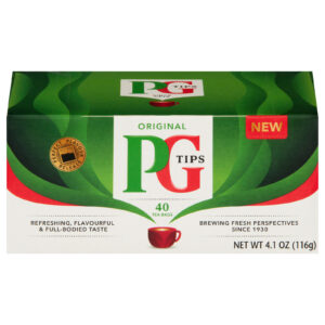 Pg Tips - Tea Black Natural - Cs Of 6-40 Bag