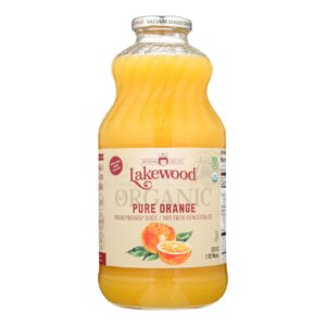 Lakewood - Organic Juice - Pure Orange - Case Of 6 - 32 Fl Oz.