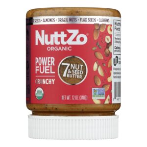 Nuttzo Seven Nut & Seed Butter Power Fuel Crunchy  - Case Of 6 - 12 Oz