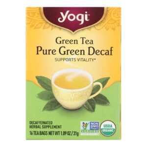 Yogi Tea Green Tea Pure Green - Decaf - 16 Tea Bags