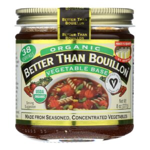 Better Than Bouillon Organic Seasoned - Vegetable Base - Case Of 6 - 8 Oz.