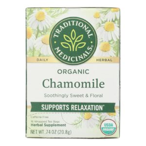 Traditional Medicinals Organic Chamomile Herbal Tea - 16 Tea Bags