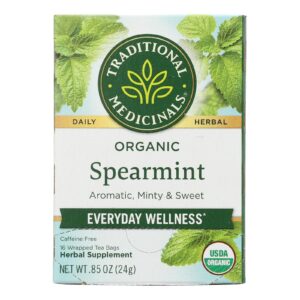 Traditional Medicinals Organic Tea - Spearmint 16 Bags