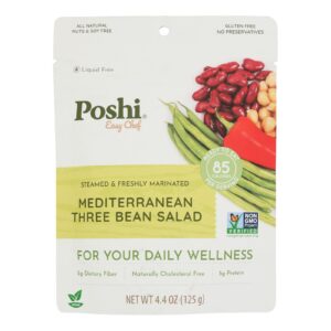 Poshi - Three Bean Mdit Sld Mrntd - Cs Of 10-4.4 Oz
