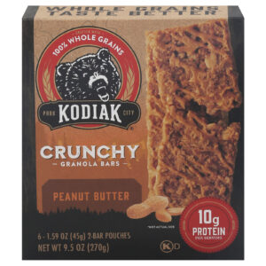 Kodiak Cakes - Granola Bar Pnut Butter - Cs Of 12-6-1.59oz