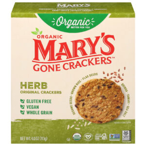 Mary's Gone Crackers - Cracker Og2 Herb - Cs Of 6-4 Oz