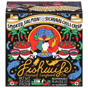 Fishwife - Salmn Smkd Schn Chli Crsp - Cs Of 6-3.2 Oz