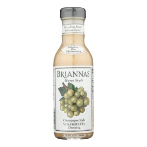Brianna's - Salad Dressing - Champagne Caper Vinaigrette - Case Of 6 - 12 Oz.