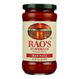 Rao's Specialty Food Homemade Sauce - Marinara - Case Of 12 - 15.5 Fl Oz.