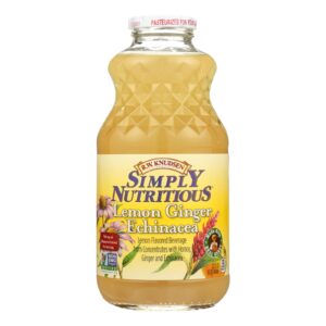 Rw Knudsen Lemon Ginger Echinacea Juice  - Case Of 6 - 32 Fz