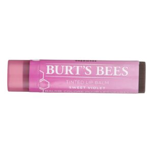 Burts Bees - Lip Balm - Tint - Sweet Violet - Case Of 2 - .15 Oz