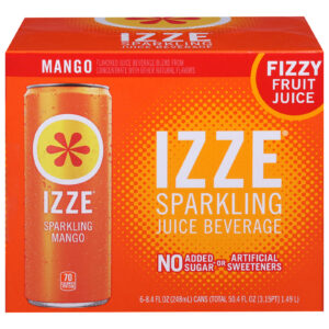 Izze - Can Sparkling Mango - Cs Of 4-6-8.4 Fz