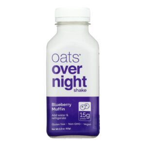Oats Over Night - Shk Ovrnt Oat Blubry Mufn - Cs Of 10-2.2 Oz