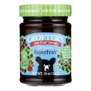 Crofters Fruit Spread - Organic - Just Fruit - Superfruit - 10 Oz - Case Of 6