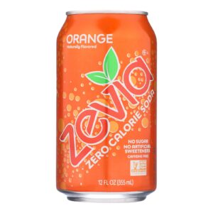 Zevia - Soda Orange Zero Cal - Cs Of 4-6-12 Fz