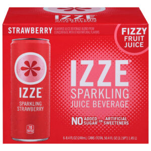 Izze - Can Sparkling Strawberry - Cs Of 4-6-8.4 Fz