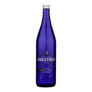 Saratoga Springs Water Natural Spring Water - Case Of 12 - 28 Fl Oz.