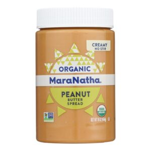 Maranatha Natural Foods Organic Peanut Butter - Creamy - No Stir - Case Of 6 - 16 Oz