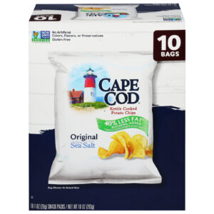 Cape Cod - Kettle Pot Chips Red Fat - Cs Of 4-10 Ct