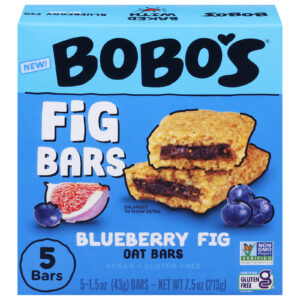 Bobo's Oat Bars - Fig Bar Blueberry - Cs Of 6-5-1.5 Oz
