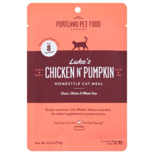Portland Pet Food Company - Cat Meal Chicken N Pmpki - Cs Of 12-2.6 Oz
