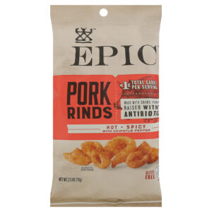 Epic - Pork Rinds Hot & Spicy - Cs Of 12-2.5 Oz