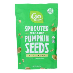 Go Raw Sprouted Seeds, Pumpkin With Celtic Sea Salt  - Case Of 6 - 14 Oz