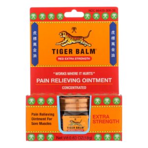 Tiger Balm Extra Strength Pain Relieving Ointment - 0.63 Oz - Case Of 6