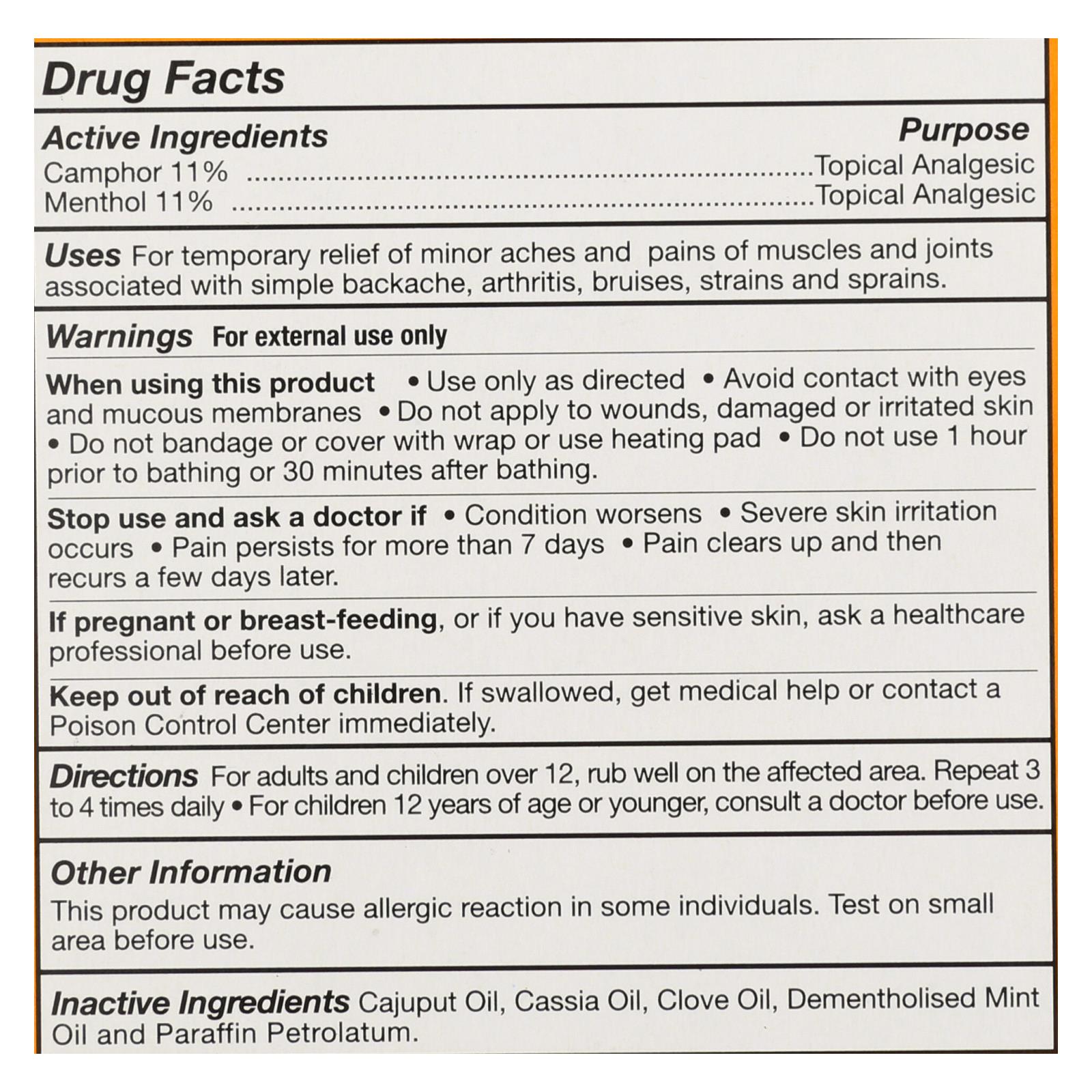 Tiger Balm Pain Relief Ointment - 0.63 Oz - Case Of 6 - Image 2