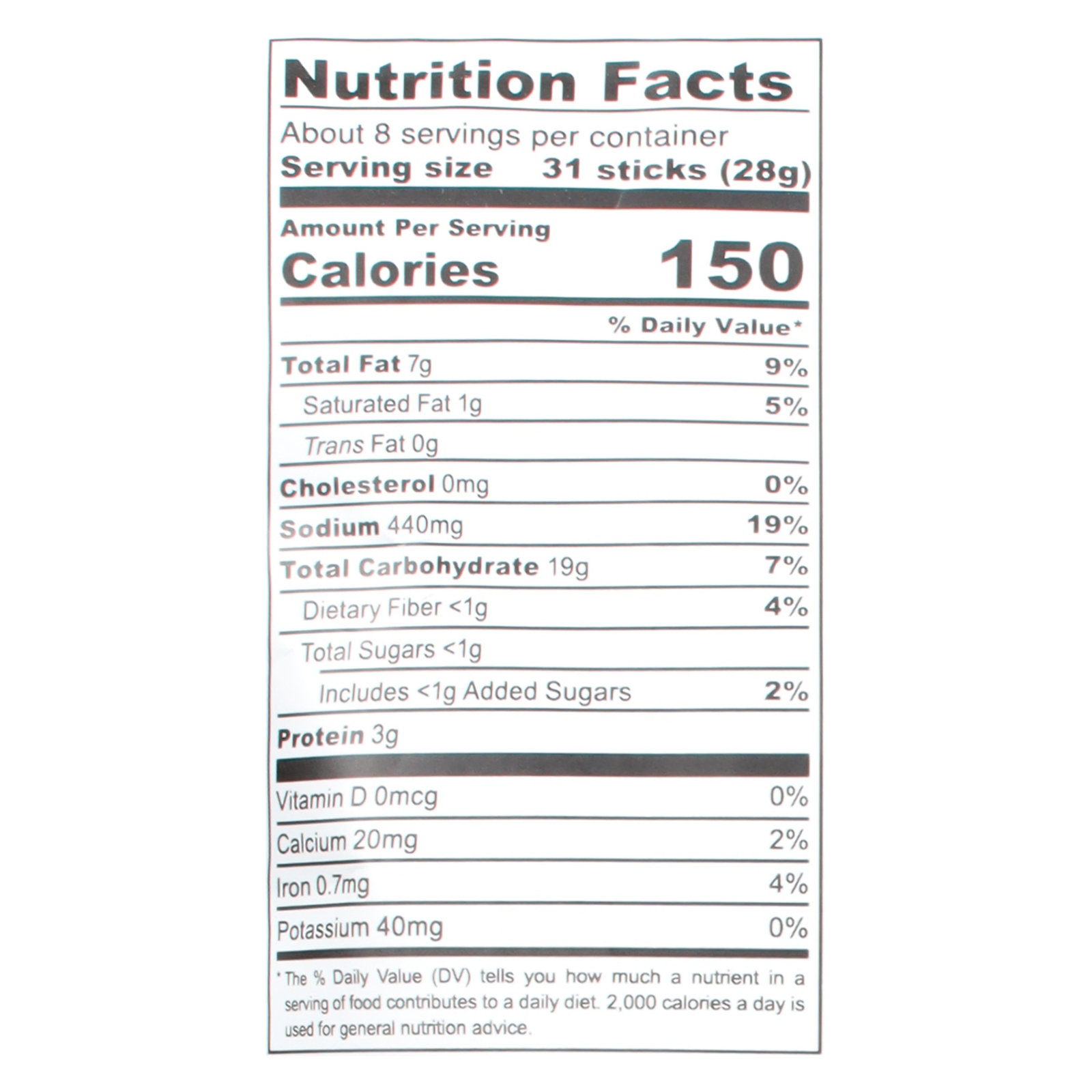 Pop Daddy - Pretzel Sticks Grlc Parm - Cs Of 12-7.5 Oz - Image 2