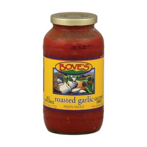 Bove's Of Vermont - Pasta Sauce - Roasted Garlic - Case Of 6 - 24 Fl Oz.