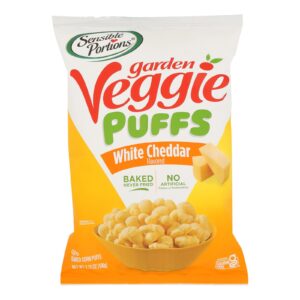 Sensible Portions - Veg Puff White Cheddar - Case Of 6-3.75 Oz