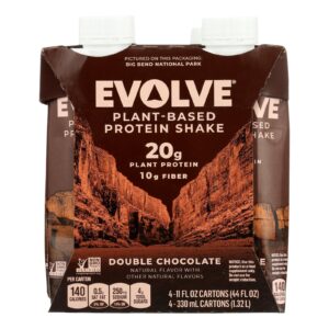 Evolve Classic Chocolate Protein Shakes  - Case Of 3 - 4-11 Oz