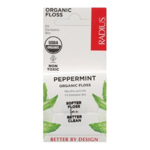 Radius - Floss Sponge Peppermint - Case Of 6-55 Yd