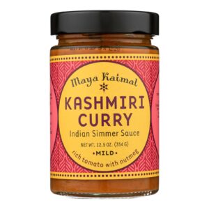 Maya Kaimal Indian Simmer Sauce Kashmiri Curry - Case Of 6 - 12.5 Oz.