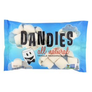 Dandies - Air Puffed Marshmallows - Classic Vanilla - Case Of 12 - 10 Oz.