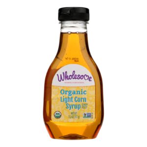 Wholesome Sweeteners Light Corn Syrup - Liquid Sweetener - Case Of 6 - 11.2 Oz.