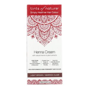 Tints Of Nature - Henna Cream Light Brown - 2.46 Fz