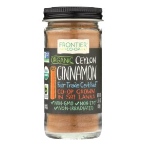 Frontier Herb Cinnamon - Organic - Fair Trade Certified - Ground - Ceylon - 1.76 Oz