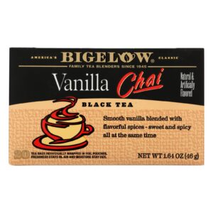 Bigelow Tea Tea - Chai Vanilla - Case Of 6 - 20 Bag