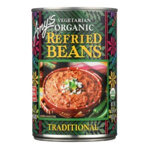 Amy's - Organic Traditional Refried Beans - Case Of 12 - 15.4 Oz.