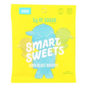 Smartsweets - Gummy Sour Blast Buddies - Case Of 12 - 1.8 Oz