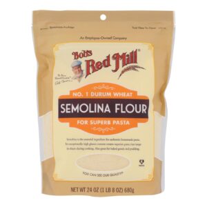 Bob's Red Mill - Flour Semolina - Case Of 4-24 Oz