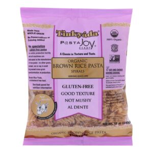 Tinkyada Brown Rice Pasta - Spiral - Case Of 12 - 12 Oz