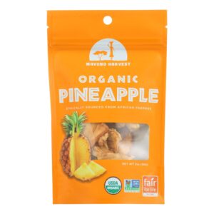 Mavuno Harvest Gluten - Free Dried Pineapple - Case Of 6 - 2 Oz.