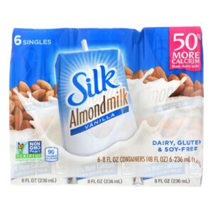 Silk Pure Almond Milk - Vanilla - Case Of 3 - 8 Fl Oz.