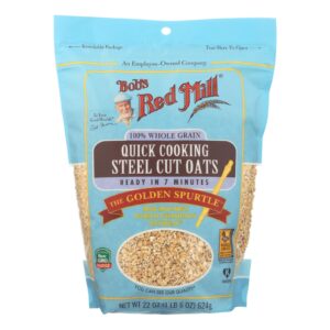 Bob's Red Mill - Quick Cooking Steel Cut Oats - Case Of 4-22 Oz