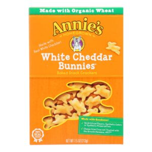 Annie's Homegrown - Crcker  Wht Chd Bunny - Case Of 12-7.5 Oz.