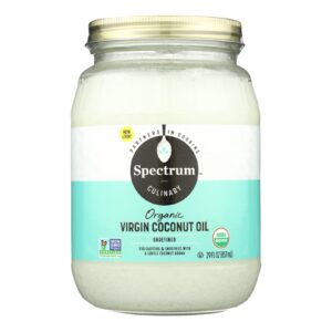 Spectrum Naturals Coconut Oil - Organic - Virgin - Unrefined - 29 Oz